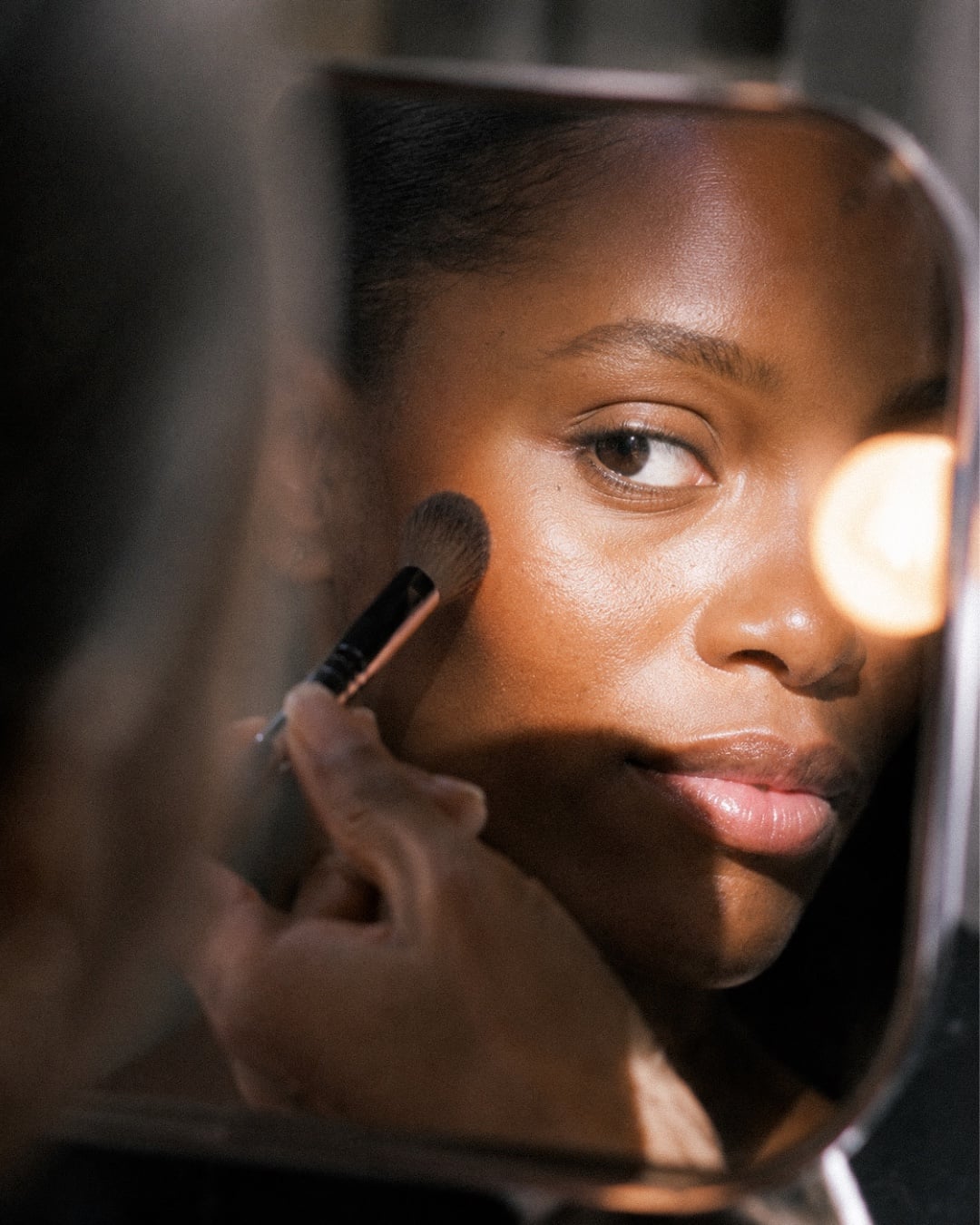 Between shows: The last look in the mirror